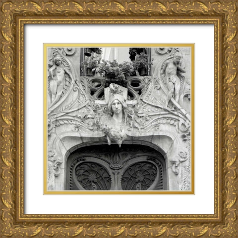 Paris Art Deco - 1 Gold Ornate Wood Framed Art Print with Double Matting by Blaustein, Alan