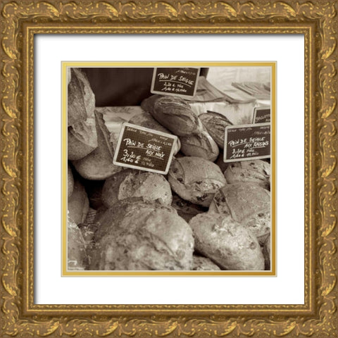 Marketplace - 6 Gold Ornate Wood Framed Art Print with Double Matting by Blaustein, Alan