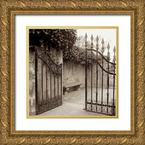 Avignon - 1 Gold Ornate Wood Framed Art Print with Double Matting by Blaustein, Alan