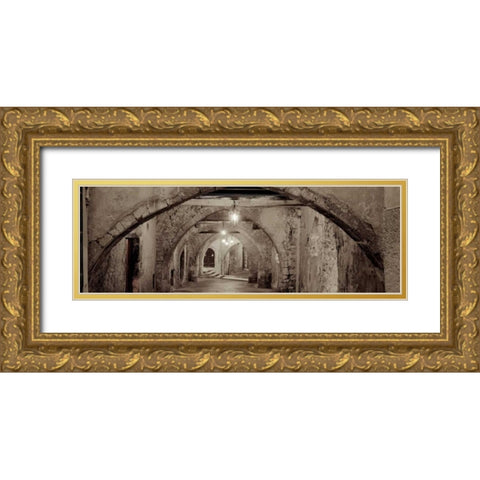 Passageway France - 1 Gold Ornate Wood Framed Art Print with Double Matting by Blaustein, Alan