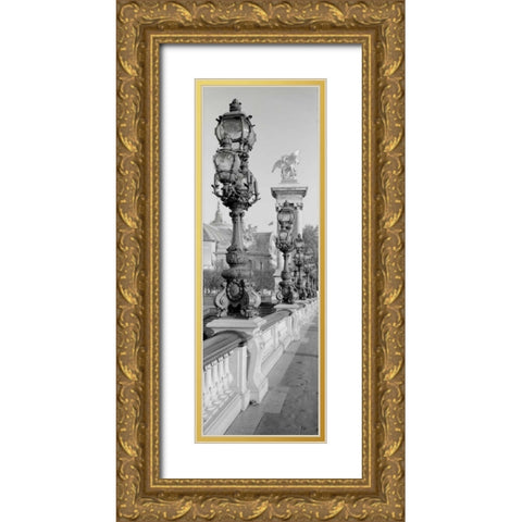 Paris - 1 Gold Ornate Wood Framed Art Print with Double Matting by Blaustein, Alan
