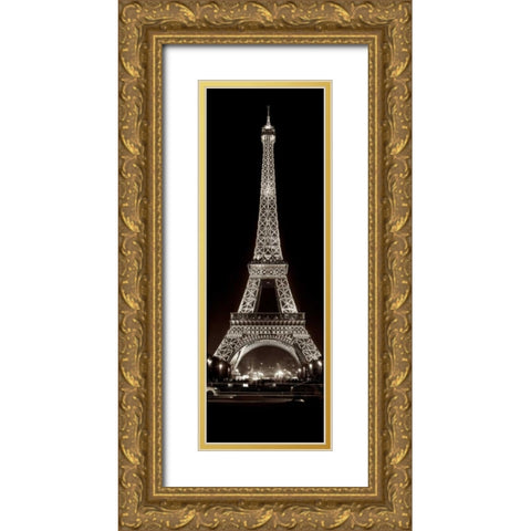 Tour Eiffel - 8 Gold Ornate Wood Framed Art Print with Double Matting by Blaustein, Alan