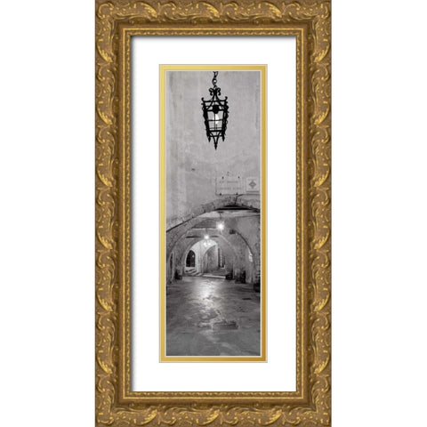 Passageway France - 2 Gold Ornate Wood Framed Art Print with Double Matting by Blaustein, Alan