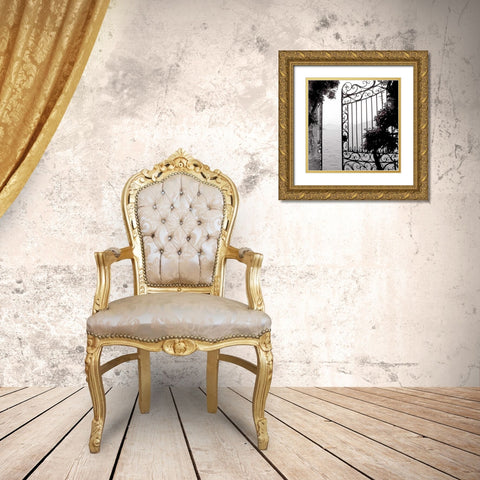 Lake Vista - 3 Gold Ornate Wood Framed Art Print with Double Matting by Blaustein, Alan