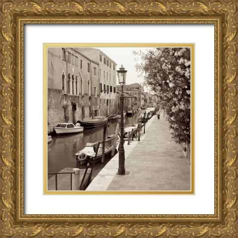 Venezia - 5 Gold Ornate Wood Framed Art Print with Double Matting by Blaustein, Alan