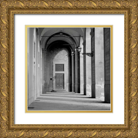 Firenze - 3 Gold Ornate Wood Framed Art Print with Double Matting by Blaustein, Alan