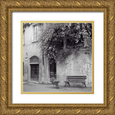 Liguria - 1 Gold Ornate Wood Framed Art Print with Double Matting by Blaustein, Alan