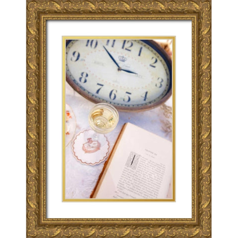 Wine - 6 Gold Ornate Wood Framed Art Print with Double Matting by Blaustein, Alan