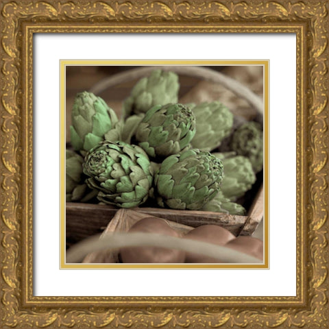 Marketplace - 13 Gold Ornate Wood Framed Art Print with Double Matting by Blaustein, Alan