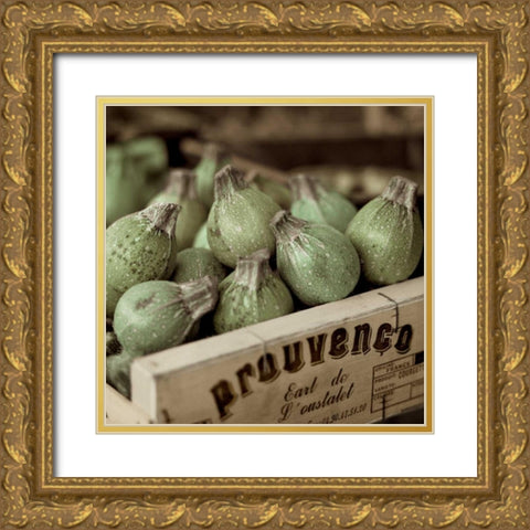 Marketplace - 11 Gold Ornate Wood Framed Art Print with Double Matting by Blaustein, Alan