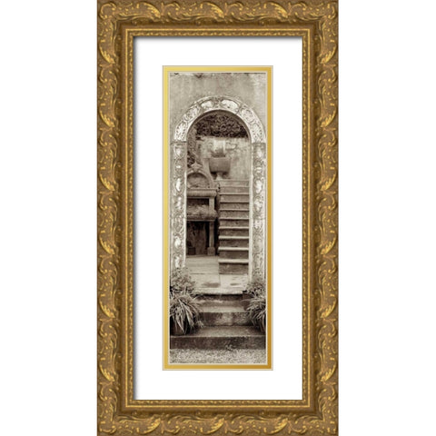 Lombardy - 5 Gold Ornate Wood Framed Art Print with Double Matting by Blaustein, Alan