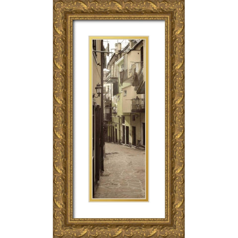 Liguria - 6 Gold Ornate Wood Framed Art Print with Double Matting by Blaustein, Alan
