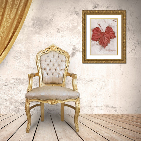 Floral - 31 Gold Ornate Wood Framed Art Print with Double Matting by Blaustein, Alan