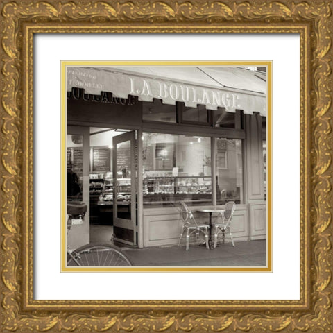La Boulange - 1 Gold Ornate Wood Framed Art Print with Double Matting by Blaustein, Alan