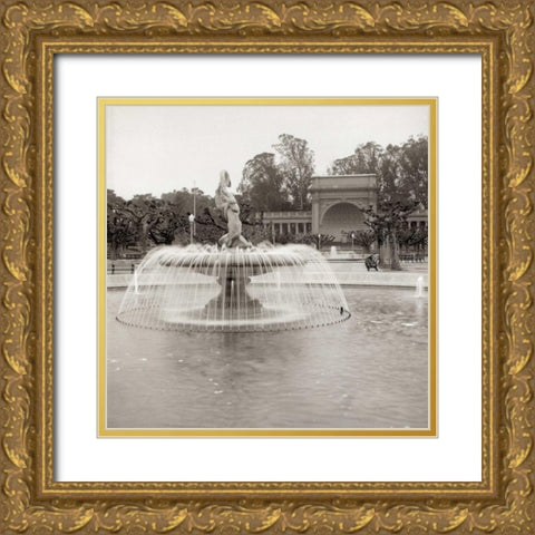 Golden Gate Park - 6 Gold Ornate Wood Framed Art Print with Double Matting by Blaustein, Alan