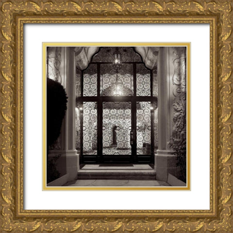 Broadway Portico - 1 Gold Ornate Wood Framed Art Print with Double Matting by Blaustein, Alan