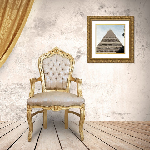Trans America - 2 Gold Ornate Wood Framed Art Print with Double Matting by Blaustein, Alan