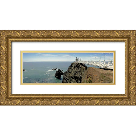 Point Bonita - 2 Gold Ornate Wood Framed Art Print with Double Matting by Blaustein, Alan