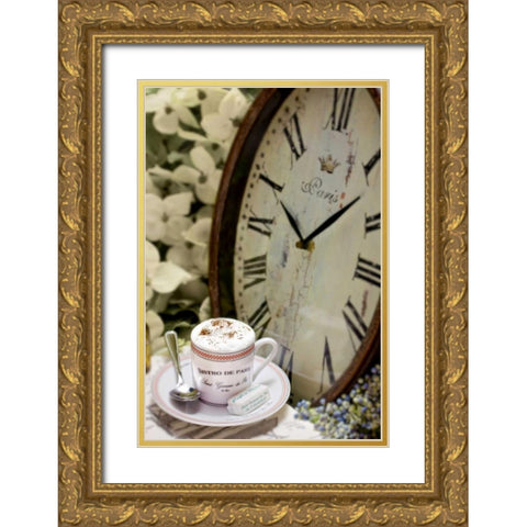 Dream Cafe Bistro De Paris - 40 Gold Ornate Wood Framed Art Print with Double Matting by Blaustein, Alan