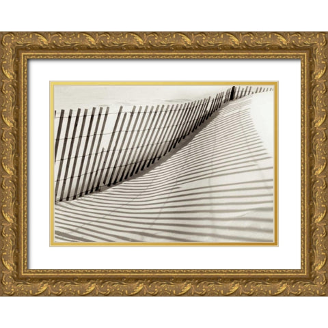 Island Sands - 1 Gold Ornate Wood Framed Art Print with Double Matting by Blaustein, Alan