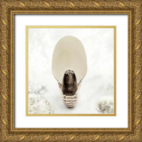 Crystal Harbor - 16 Gold Ornate Wood Framed Art Print with Double Matting by Blaustein, Alan