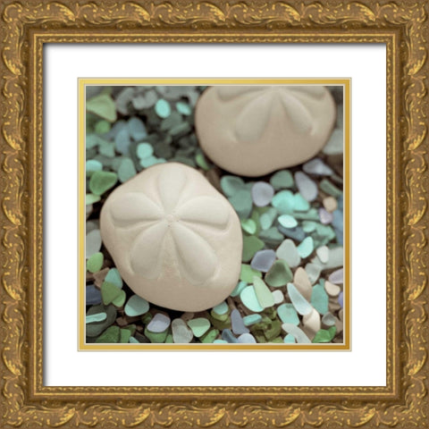 Crystal Harbor - 12 Gold Ornate Wood Framed Art Print with Double Matting by Blaustein, Alan