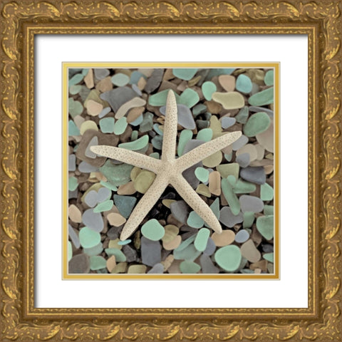 Crystal Harbor - 10 Gold Ornate Wood Framed Art Print with Double Matting by Blaustein, Alan