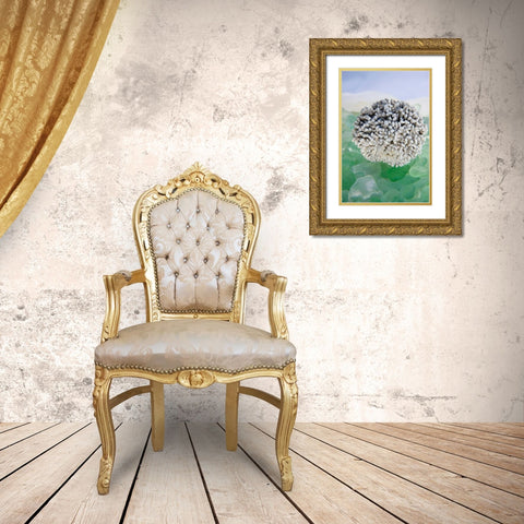 Crystal Harbor - 34 Gold Ornate Wood Framed Art Print with Double Matting by Blaustein, Alan