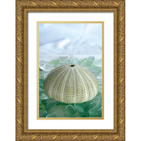 Crystal Harbor - 23 Gold Ornate Wood Framed Art Print with Double Matting by Blaustein, Alan