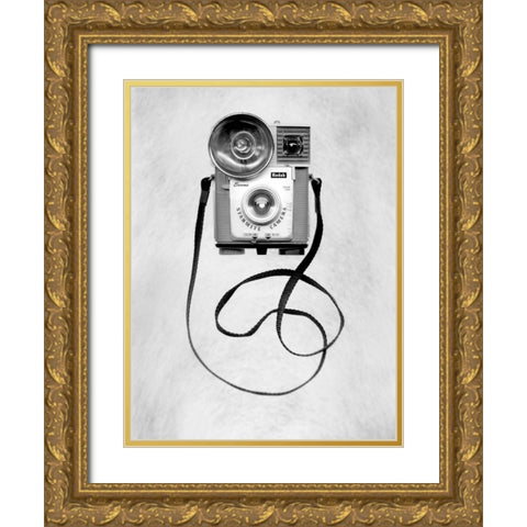 Retro Point and Shoot - 16 Gold Ornate Wood Framed Art Print with Double Matting by Blaustein, Alan