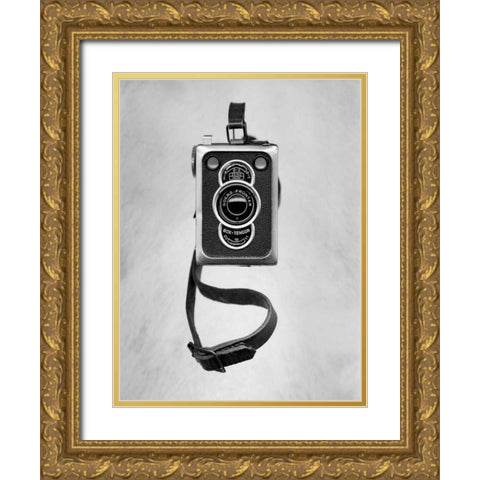 Retro Point and Shoot - 20 Gold Ornate Wood Framed Art Print with Double Matting by Blaustein, Alan