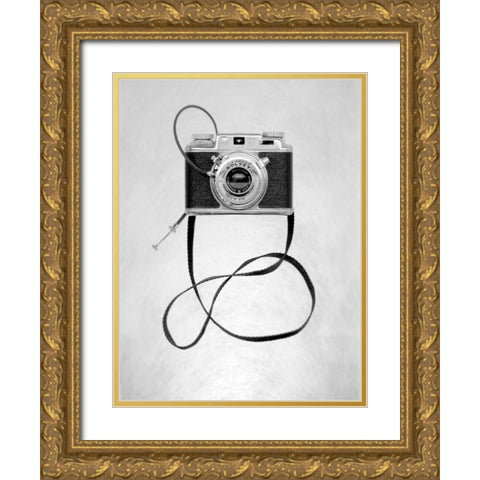 Retro Point and Shoot - 25 Gold Ornate Wood Framed Art Print with Double Matting by Blaustein, Alan