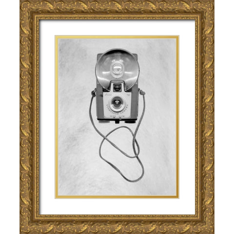 Retro Point and Shoot - 30 Gold Ornate Wood Framed Art Print with Double Matting by Blaustein, Alan