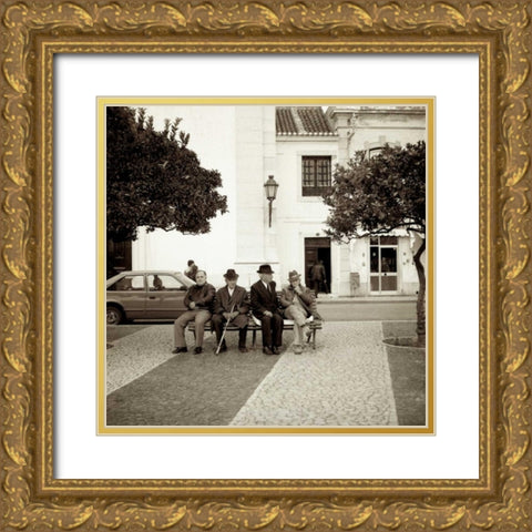 Granada - 1 Gold Ornate Wood Framed Art Print with Double Matting by Blaustein, Alan