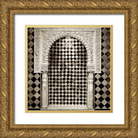 EspaÃƒÂ±a - 5 Gold Ornate Wood Framed Art Print with Double Matting by Blaustein, Alan