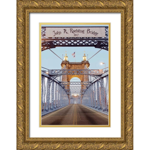 Spirit Gold Ornate Wood Framed Art Print with Double Matting by Blaustein, Alan