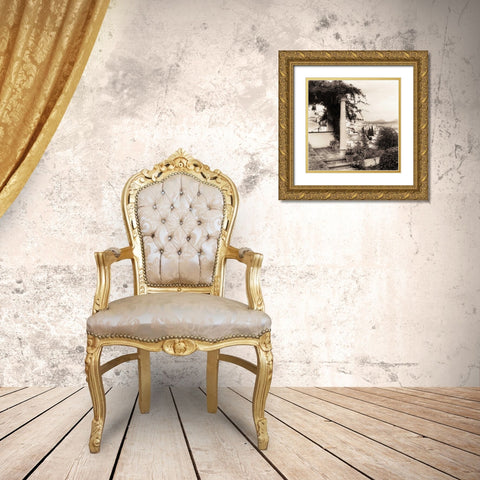 Jardin del Rey Moro Gold Ornate Wood Framed Art Print with Double Matting by Blaustein, Alan