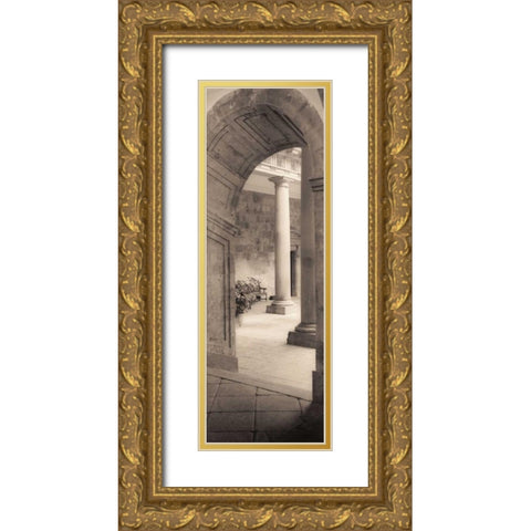 Palacio Miramar San Sebastian Gold Ornate Wood Framed Art Print with Double Matting by Blaustein, Alan