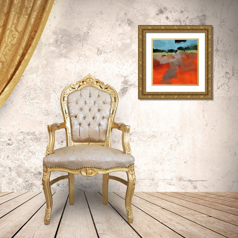 Early Fall Gold Ornate Wood Framed Art Print with Double Matting by Bailey, Paul