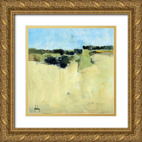 High Green Gold Ornate Wood Framed Art Print with Double Matting by Bailey, Paul