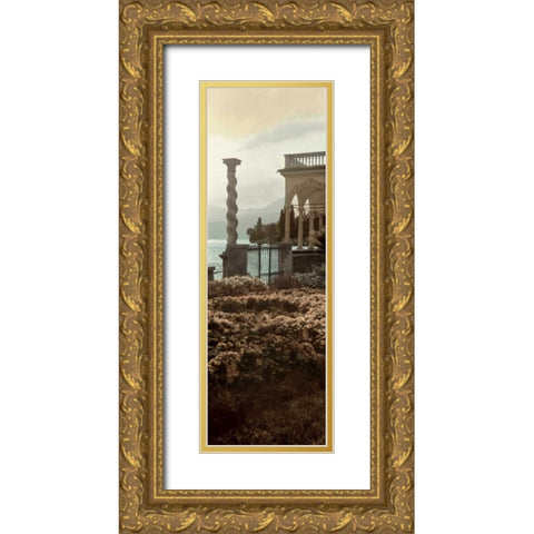Portico Vista Gold Ornate Wood Framed Art Print with Double Matting by Blaustein, Alan