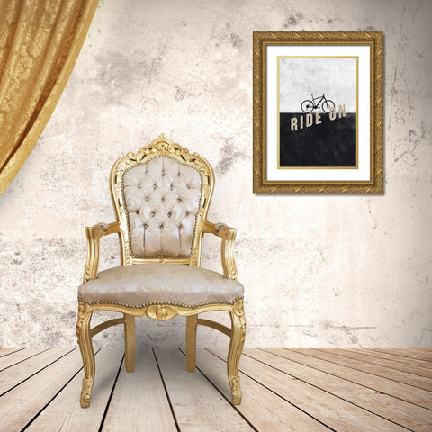 Ride On Gold Ornate Wood Framed Art Print with Double Matting by Beer, Hannes