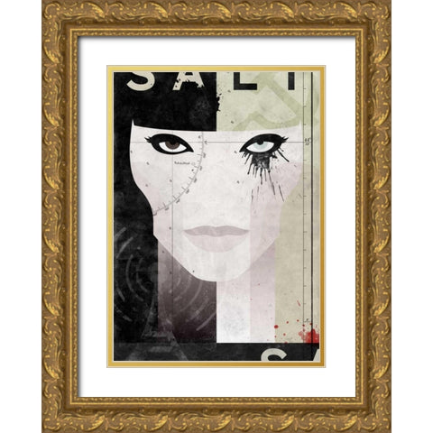 Salt Gold Ornate Wood Framed Art Print with Double Matting by Beer, Hannes