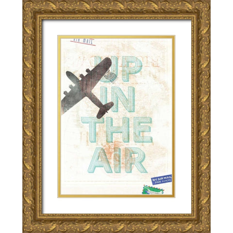 Up in the Air Gold Ornate Wood Framed Art Print with Double Matting by Beer, Hannes