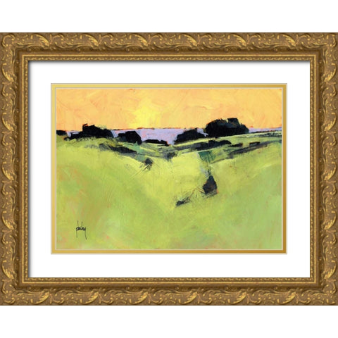 Daybreak Gold Ornate Wood Framed Art Print with Double Matting by Bailey, Paul