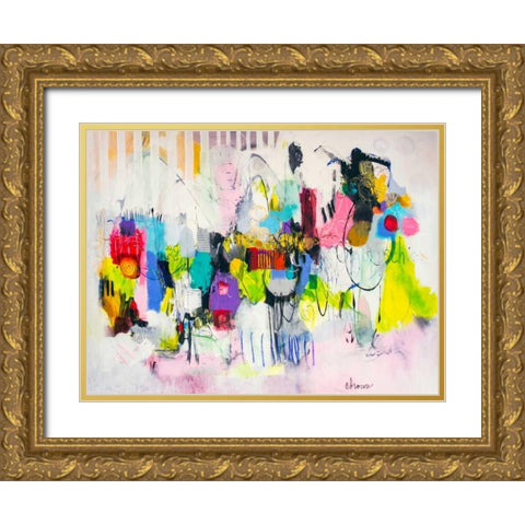 Lost in Oklahoma Gold Ornate Wood Framed Art Print with Double Matting by Brown, Cynthia Anne