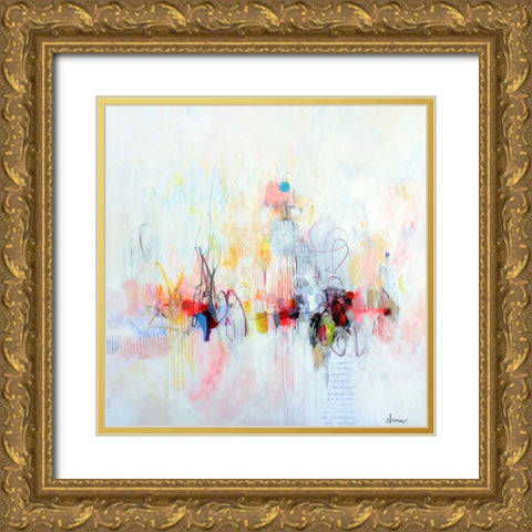 Count Your Blessings Gold Ornate Wood Framed Art Print with Double Matting by Brown, Cynthia Anne