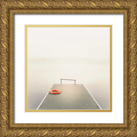 Ethereal Summer Gold Ornate Wood Framed Art Print with Double Matting by Bell, Nicholas