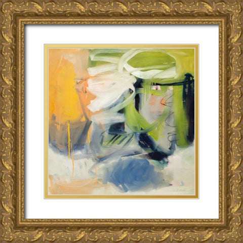 All That Jazz II Gold Ornate Wood Framed Art Print with Double Matting by Blalock, Clara
