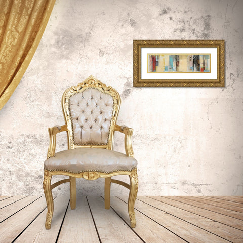 Serie Caminos #11 Gold Ornate Wood Framed Art Print with Double Matting by Benedicto, Ines